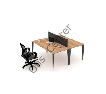 Exen İkili Ayrılabilir Ofis ve Büro W Masa 120x142 cm